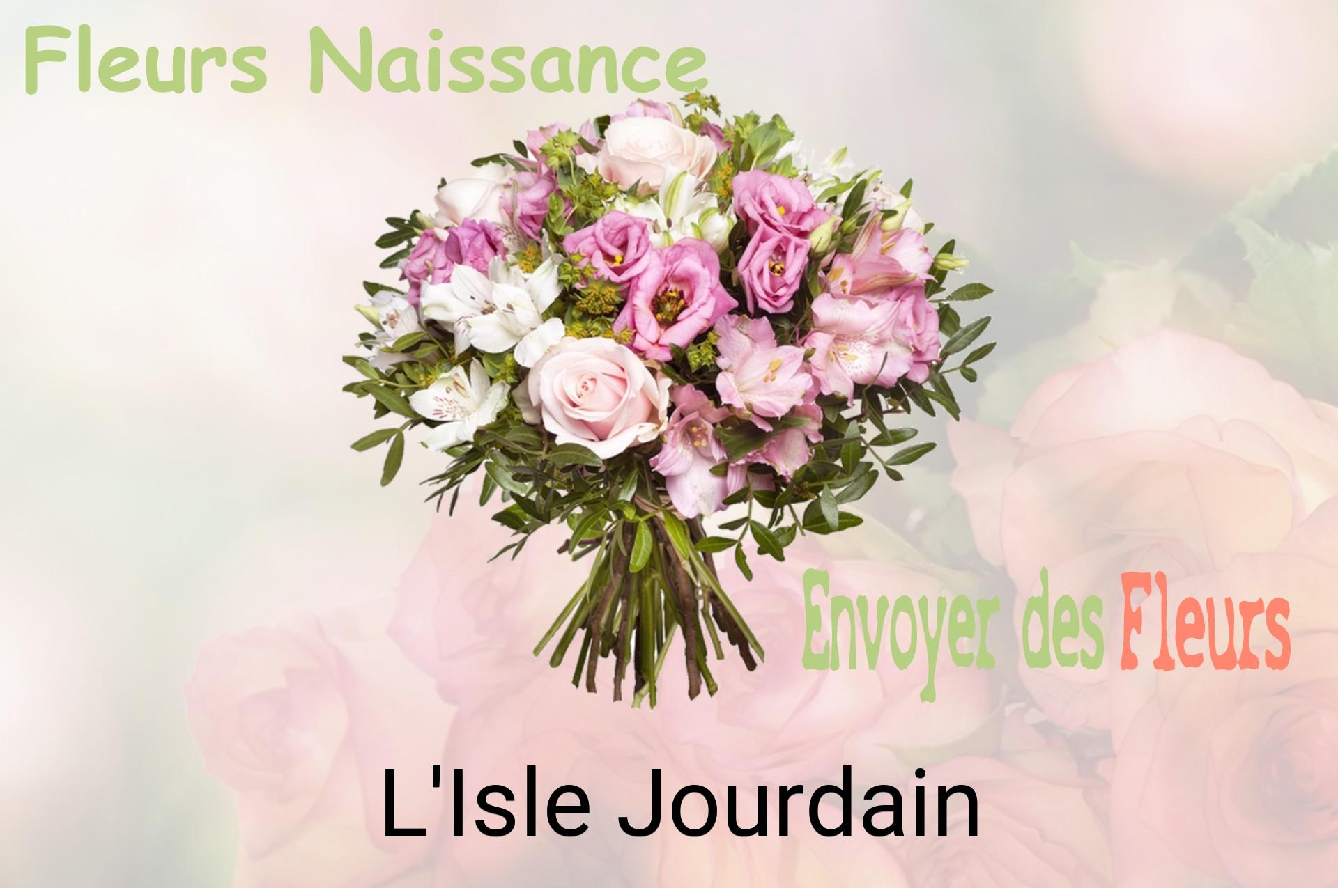 Bouquet de fleurs de naissance livré à L'Isle-Jourdain