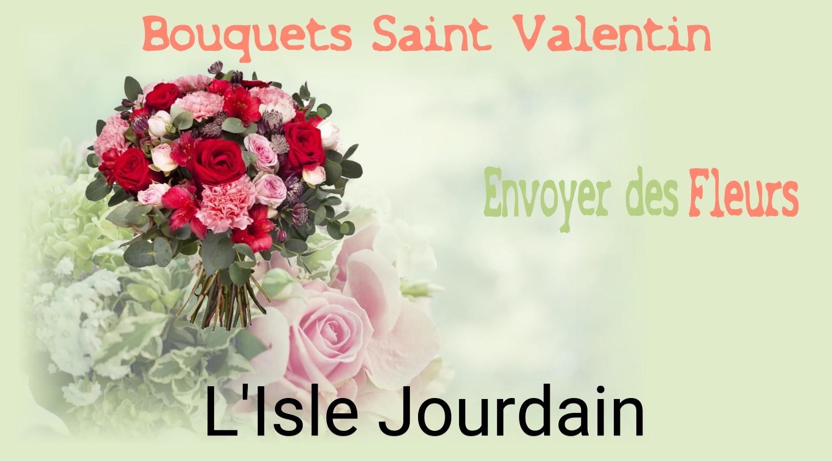 Roses de Saint-Valentin livrées à L'Isle-Jourdain